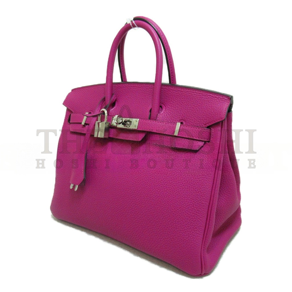 H**me5 BIRKIN 30 TOGO LEATHER MAGNOLIA PINK SILVER BUCKLE BAG 2101217510769 (30*20*13cm) Master Quality